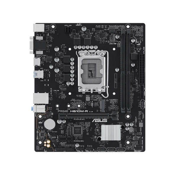 ASUS PRIME H610M-R-SI Intel H610 Soket LGA1700 DDR5 5600Mhz mATX Anakart ürün görseli 1