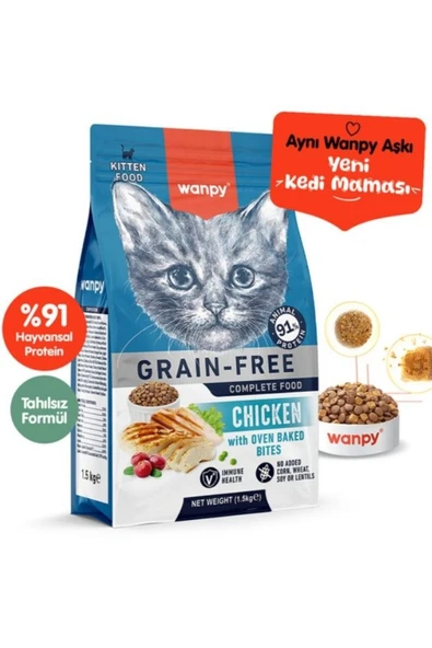 Complete Food Cat Tavuklu Tahılsız Yavru Kedi Maması 1.5 Kg ürün görseli 1