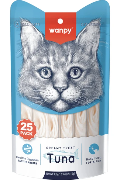 kedi ödül tuna balıklı sıvı kedi ödül maması 14 gram x 25 Adet ürün görseli 1