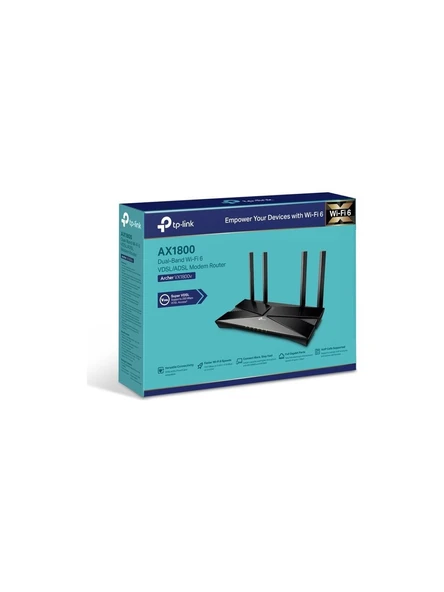TP-Link Archer VX1800V 4 Port 1800 Mbps VDSL2 Modem ürün görseli 1