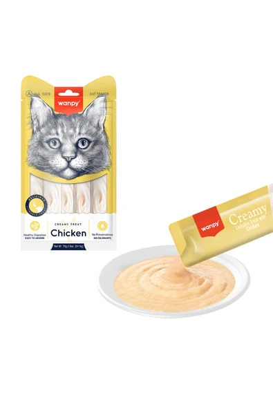 Tavuk Krema Kedi Ödülü 5x14 gr Ra-049 Likit Kedi Ödülü ürün görseli 1
