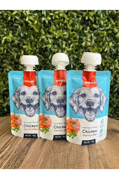 Taze Tavuklu Ve Havuçlu Köpek Et Ezmesi 90 gr x3 adet ürün görseli 1