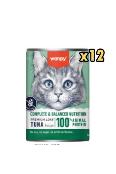Tahılsız %100 Gerçek Et Ton Balıklı Kedi Konservesi 375 gr x 12 Adet ürün görseli 1