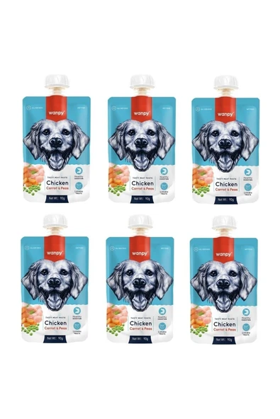 Taze Tavuklu & Havuçlu Köpek Et Ezmesi 90 Gr. X 6 Adet ürün görseli 1