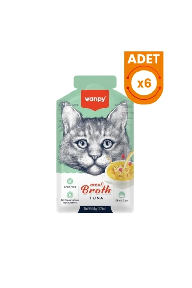 Ton Balıklı Tahılsız Kedi Çorbası 6 Adet 50 Gr ürün görseli 1