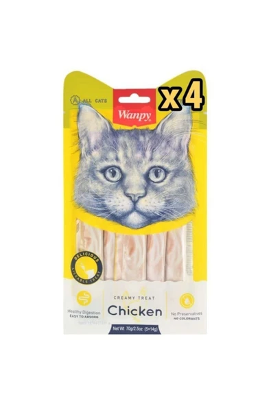 Tavuklu Likit Kedi Ödülü 5x14 Gr (4 Adet) ürün görseli 1