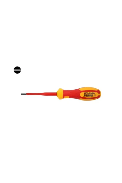 2,5 X 75 Mm 1000 Volt Vde Izoleli Düz Tornavida G01-025-075 ürün görseli 1