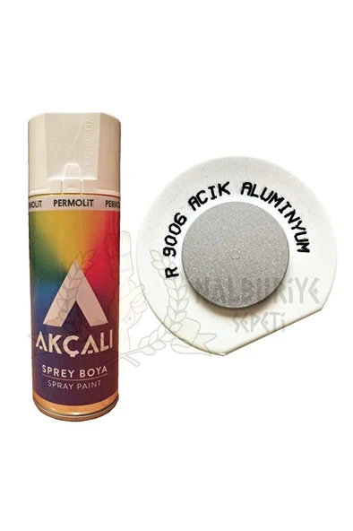 AÇIK ALÜMİNYUM Sprey Boya 400ml RAL9006 ürün görseli 1