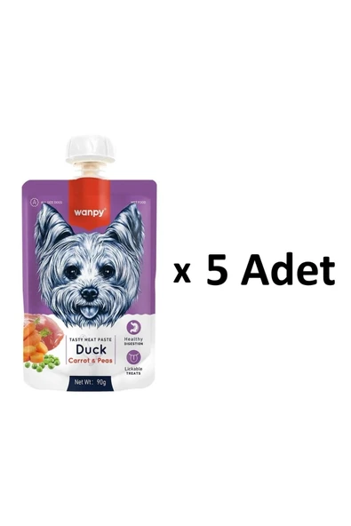 Taze Ördekli&Havuçlu Köpek Et Ezmesi 90 gr x 5 Adet ürün görseli 1