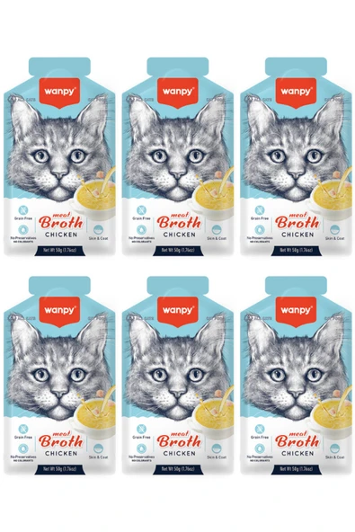 Tavuklu Tahılsız Kedi Çorbası 50gr - 6 Adet ürün görseli 1