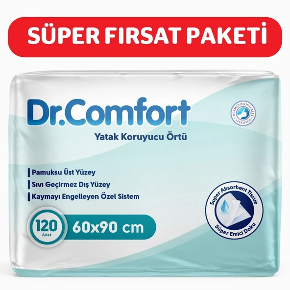 Dr Comfort 60x90 Yatak Koruyucu Örtü 30'lu 4 Paket 120 Adet ürün görseli 1