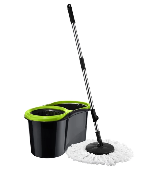 Spin Mop Döner Başlıklı Mikrofiber Temizlik Seti 13 Lt - Kova ve Sap Dahil ürün görseli 1
