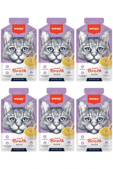 Ördekli Tahılsız Kedi Çorbası 50gr - 6 Adet ürün görseli 1