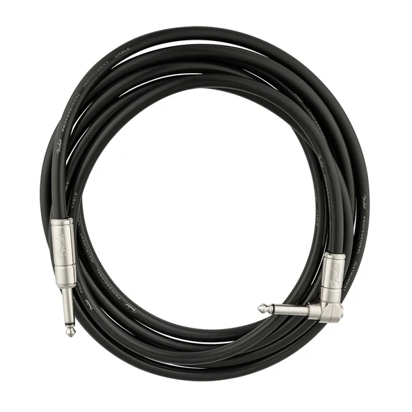 Fender Professional Kill Switch Düz/L Uçlu 3m Enstrüman Kablosu ürün görseli 1