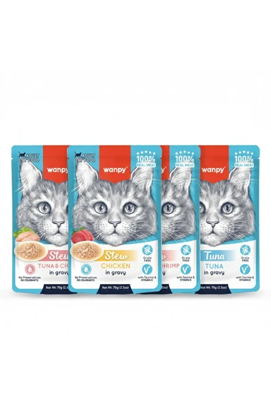 Karışık Yaş Mama 70GrX5 ürün görseli 1