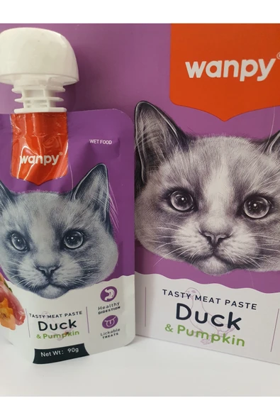 PATİLİMARKET kedi ezme ödülü ördek balkabaklı 10 adet ürün görseli 1