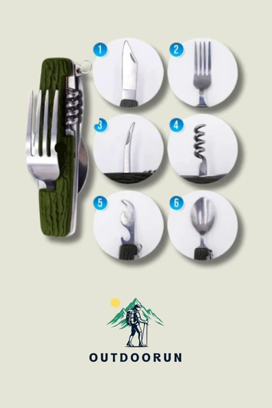 Çok Amaçlı Kamp Çakısı - 12 cm - Resim 3