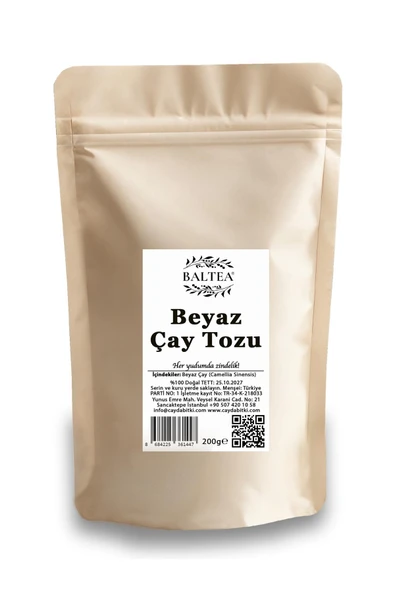 Baltea Baltea Beyaz Çay Tozu 200g - Resim 3