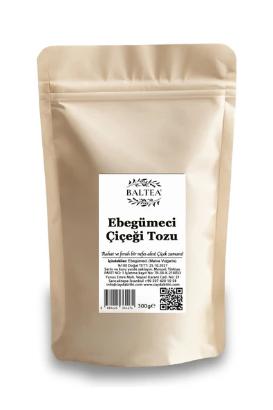 Baltea Baltea Ebegümeci Çiçeği Tozu 300g - Resim 2