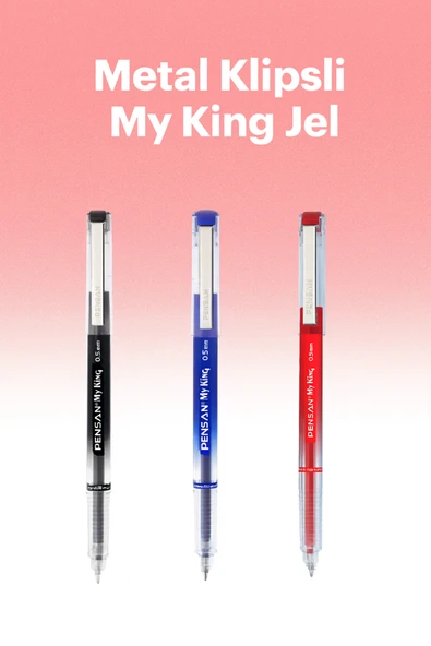 Metal Klipsli My King Jel 3 Renk ürün görseli 1