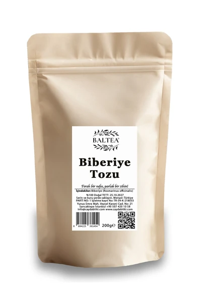 Baltea Baltea Biberiye Tozu 200g - Resim 2