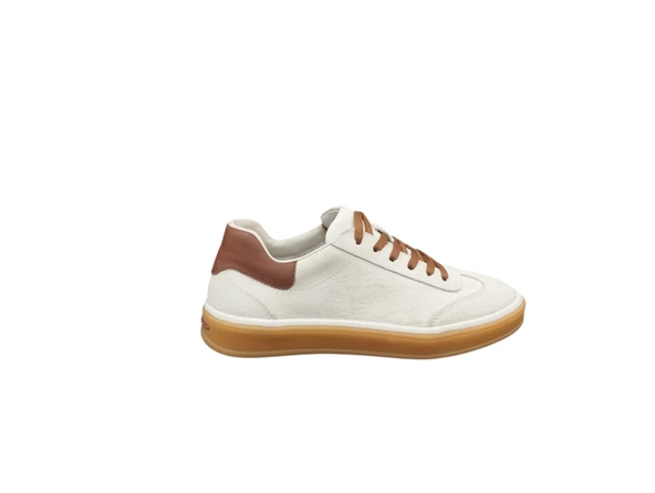 Kadın Günlük Sneaker Ayakkabı Hakiki Nubuk Deri Hafif Bağcıklı Rahat Spor Ayakkabı Palmiye 1060Z ürün görseli 1