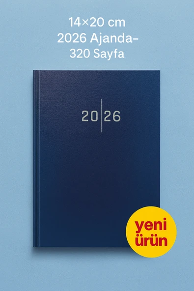 Cilt Bezli Bordo Ajanda 14×20 cm – 320 Sayfa, Günlük Planlayıcı, Ofis & Okul Kullanımı ürün görseli 1