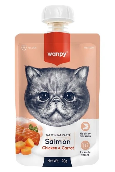 Taze Somonlu&tavuklu 10'lu Kedi Et Ezmesi 90 gr ürün görseli 1