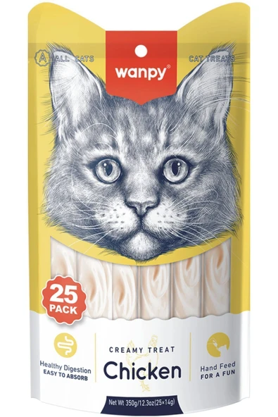 kedi ödül tavuklu sıvı kedi ödül maması 14 gram x 25 Adet ürün görseli 1