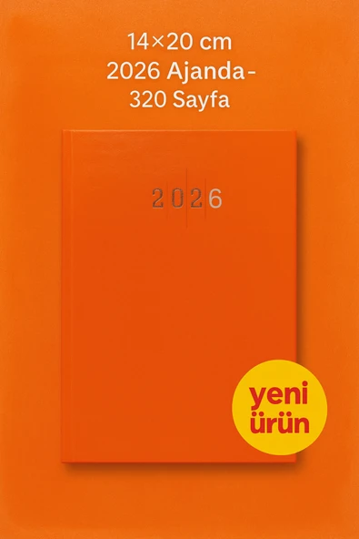 Cilt Bezli Bordo Ajanda 14×20 cm – 320 Sayfa, Günlük Planlayıcı, Ofis & Okul Kullanımı ürün görseli 1