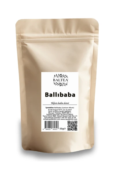 Çayda Bitki Şifa Çayda Bitki Şifa Beyaz Ballıbaba 50g - Resim 2