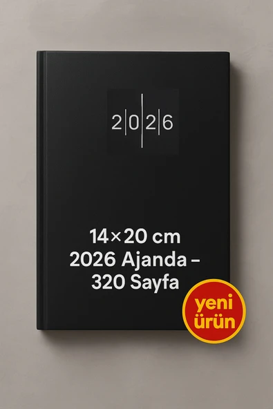 Cilt Bezli Bordo Ajanda 14×20 cm – 320 Sayfa, Günlük Planlayıcı, Ofis & Okul Kullanımı ürün görseli 1