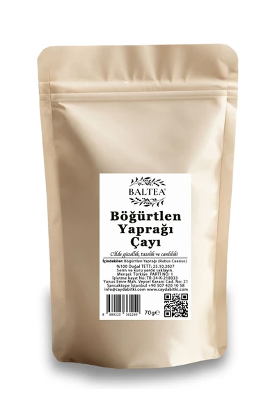 Baltea Baltea Böğürtlen Yaprağı Çayı 70g - Resim 4