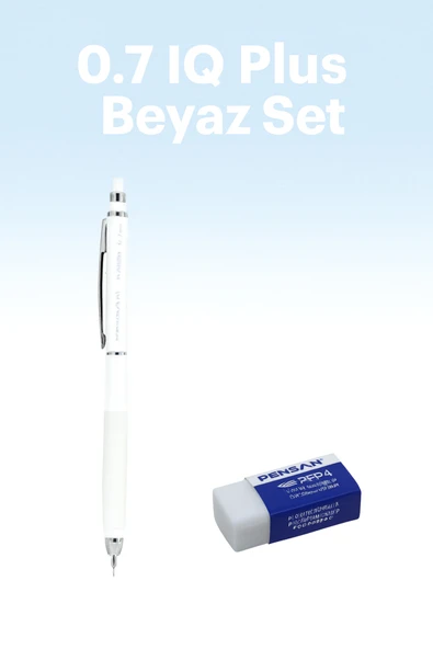 My Iq Plus Versatil Kalem 0.7 Beyaz Set ürün görseli 1