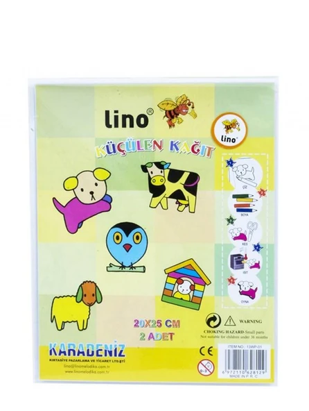 LINO KUCULEN KAGIT 20x25 2 LI ürün görseli 1
