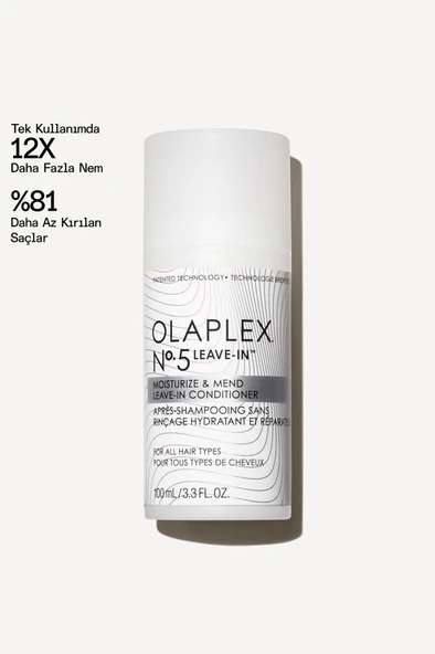 NO5 LEAVE-IN MOİSTURİZE AND MEND LEAVE-IN CONDİTİONER 100ML ürün görseli 1