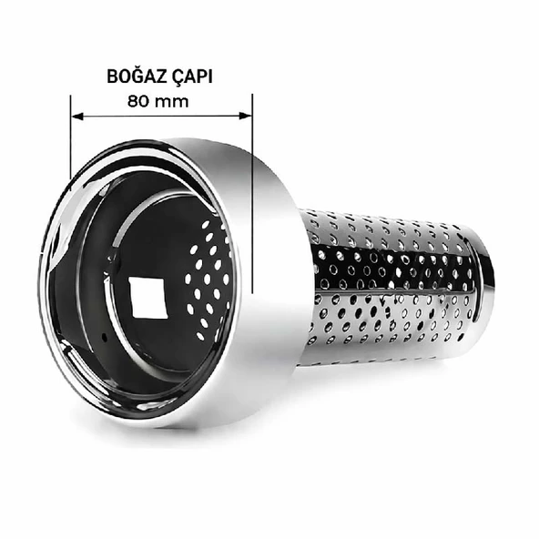 Yakıt Depo Boğazı 80mm Süzgeçli Mazot Güvenlik Aparatı ürün görseli 1