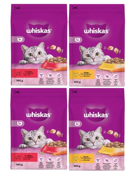 Whiskas İkili Lezzet Deneme Paketi 4 Adet ürün görseli 1
