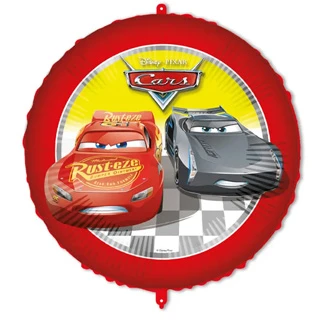18" Folyo Balon Cars Top Racers Yuvarlak 46 cm ürün görseli 1