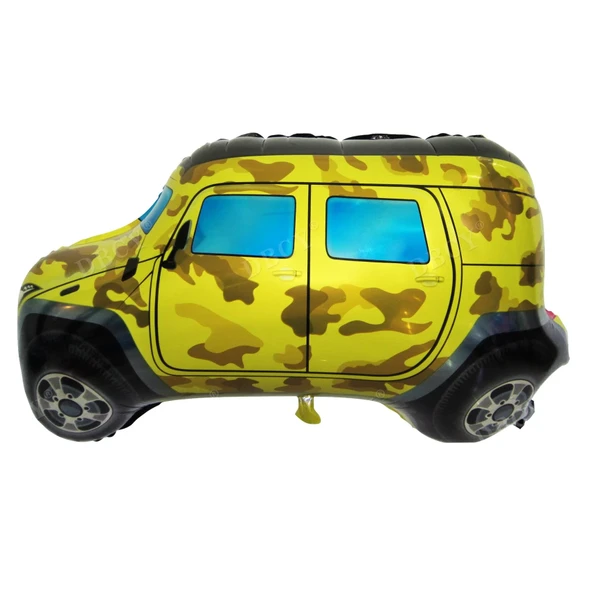 22" Sarı Jeep Folyo Balon ürün görseli 1