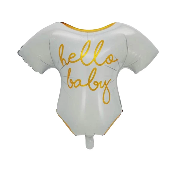 24" Folyo Balon Hello Baby Elbise ürün görseli 1