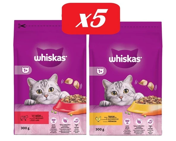 Whiskas İkili Lezzet Avantaj Paketi 10 Adet ürün görseli 1