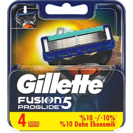 Gillette Fusion Proglide Traş Bıçağı 4'lü ürün görseli 1