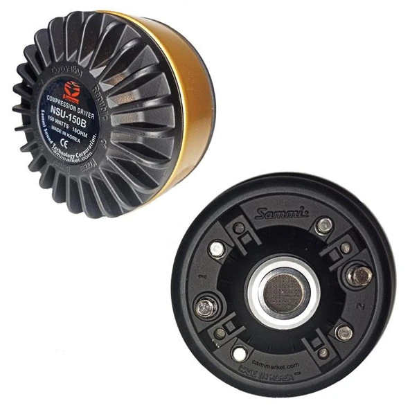 Sammi NSU150B/16 150 Watt Driver Ünit Hoparlör Ezan Hoparlörü 16 Ohm ürün görseli 1