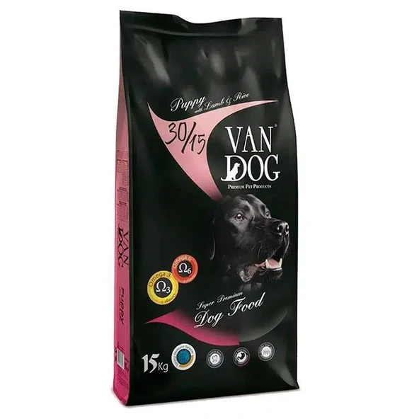 vandog kuzu etli puppy yavru köpek maması 15kg ürün görseli 1