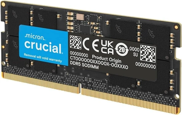 CRUCIAL NTB 16GB 5600MHz DDR5 CT16G56C46S5 ürün görseli 1