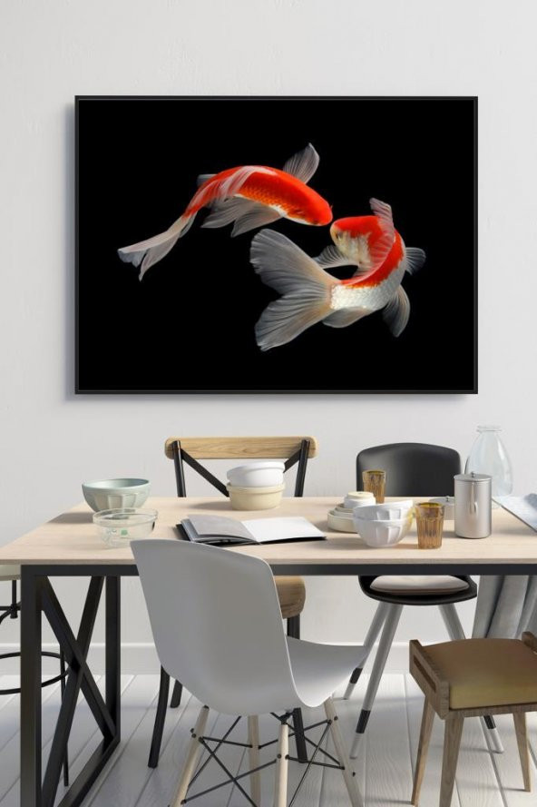 60 x 70 cm İkizler Desenli Cam Tablo 4mm Temperli Camdır ürün görseli 1