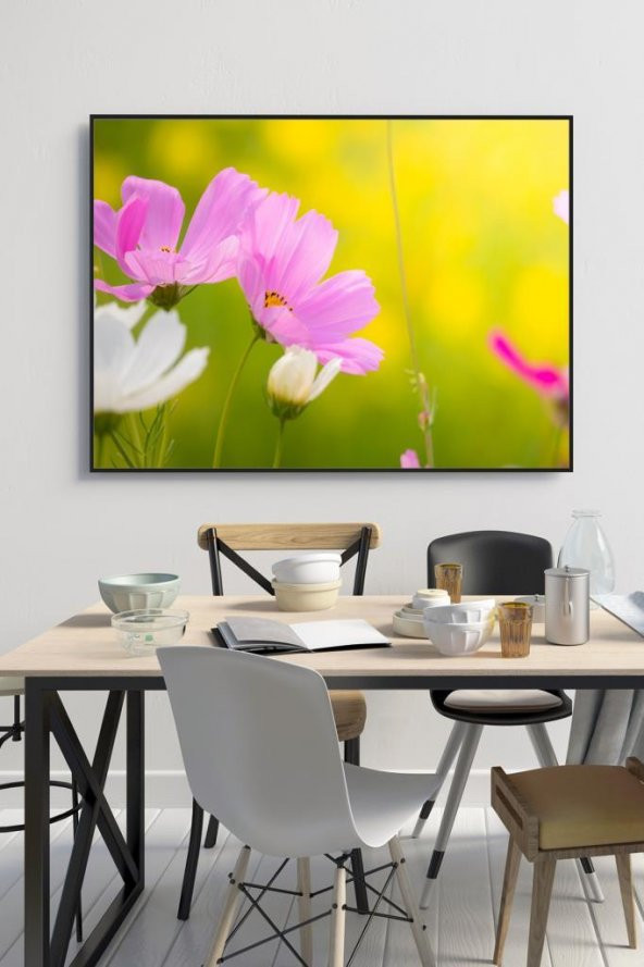 60 x 70 cm İlk Bahar Desenli Cam Tablo 4mm Temperli Camdır ürün görseli 1