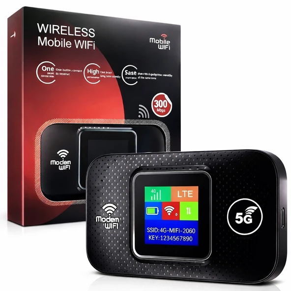 RT02 Taşınabilir WiFi Yönlendirici 300Mbps Yüksek Hızlı  Kablosuz Ağ Bağlantı Noktası Type C Giriş ile Kolay Şarj Mobil Erişim Noktası ürün görseli 1