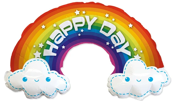 40" Happy Day Rainbow ( 35x99cm ) ürün görseli 1